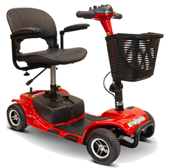 Scooter Elétrica 4 Rodas - Vista Frontal